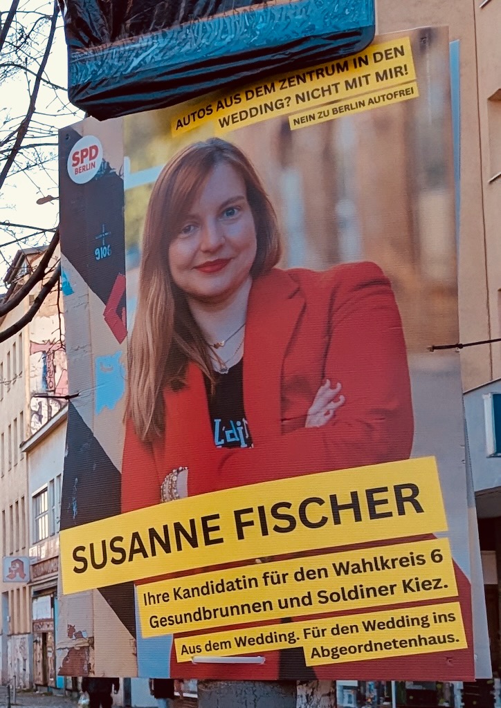 SPD-Plakat im Wedding